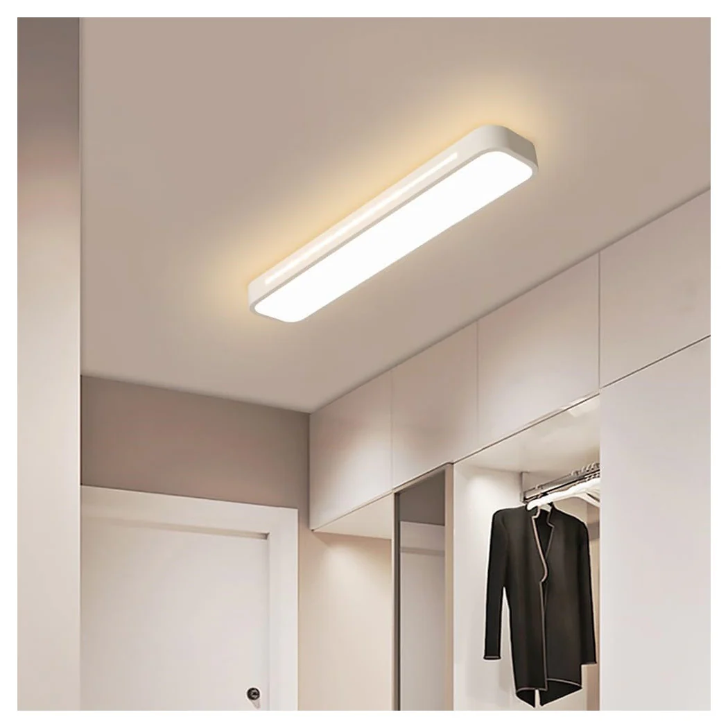 PLAFONIERA LED 18W BIANCO SOFFITTO RETAILES STRISCIA MODERN LUCE 4000K 50194