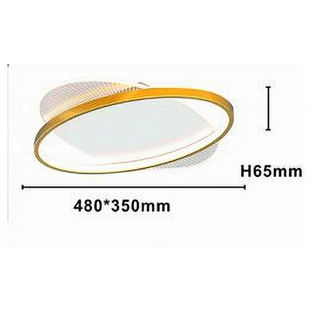 Techo LED LED 28W redondo Moderno Lámpara de araña de oro Luz natural de techo 71019