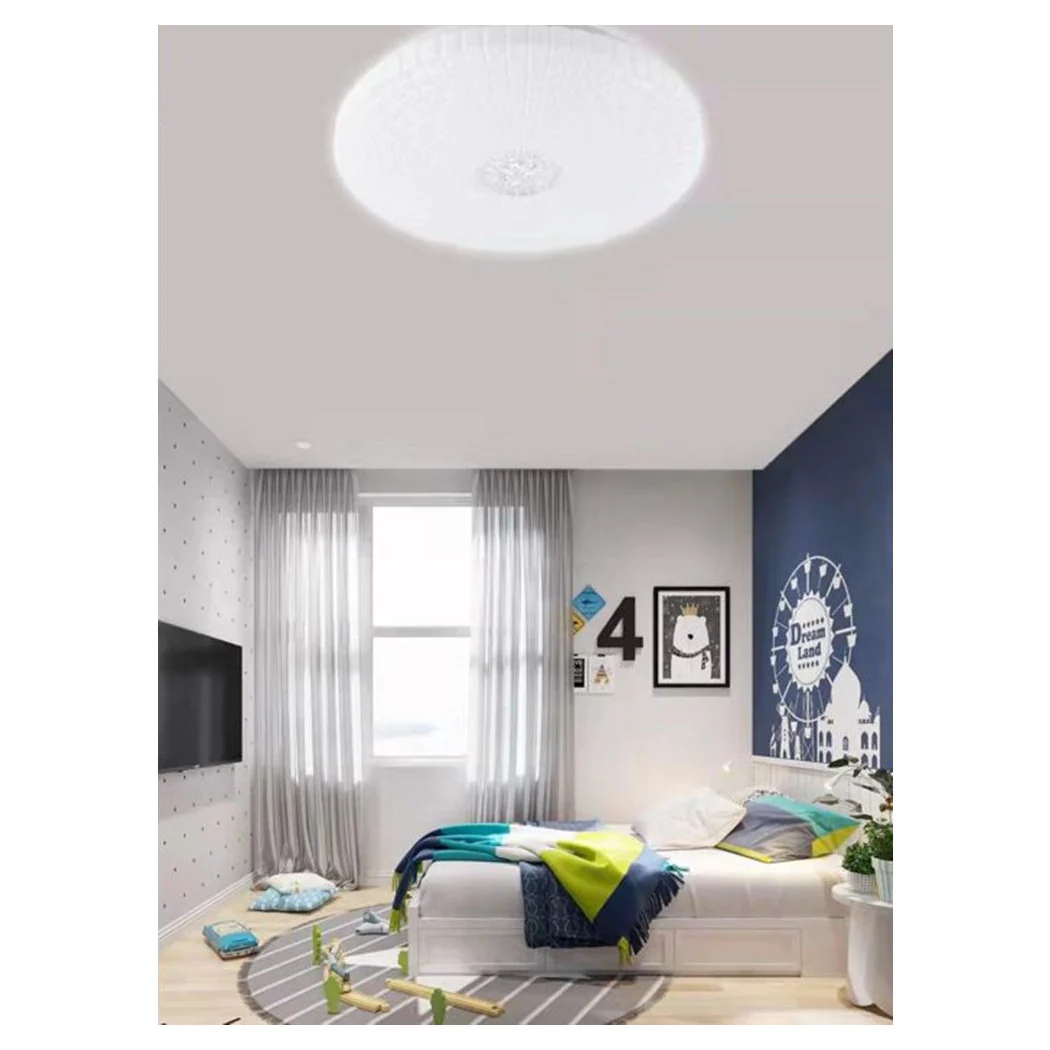 Techo Techo Luz 45W Decoración con cristales centrales Luz de frío natural FST-40A21081