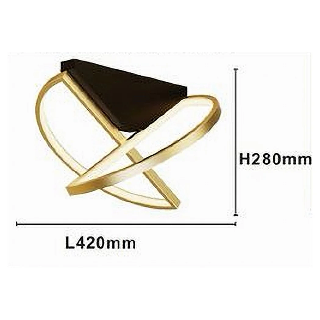 Luz de techo LED 44 WATT ORO COROJA DE COROFUNTO MODERNO DE TECHO LUZ FRÍA 50438