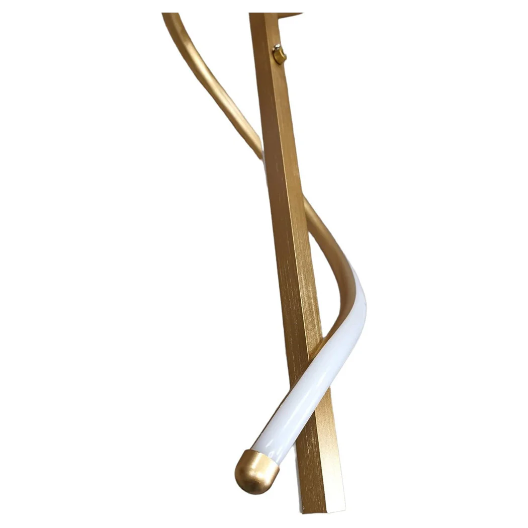 Colgante LED LED 65W Oro Espiral ondulado Luz ondulada 6500K Horizontal Vortex 32453