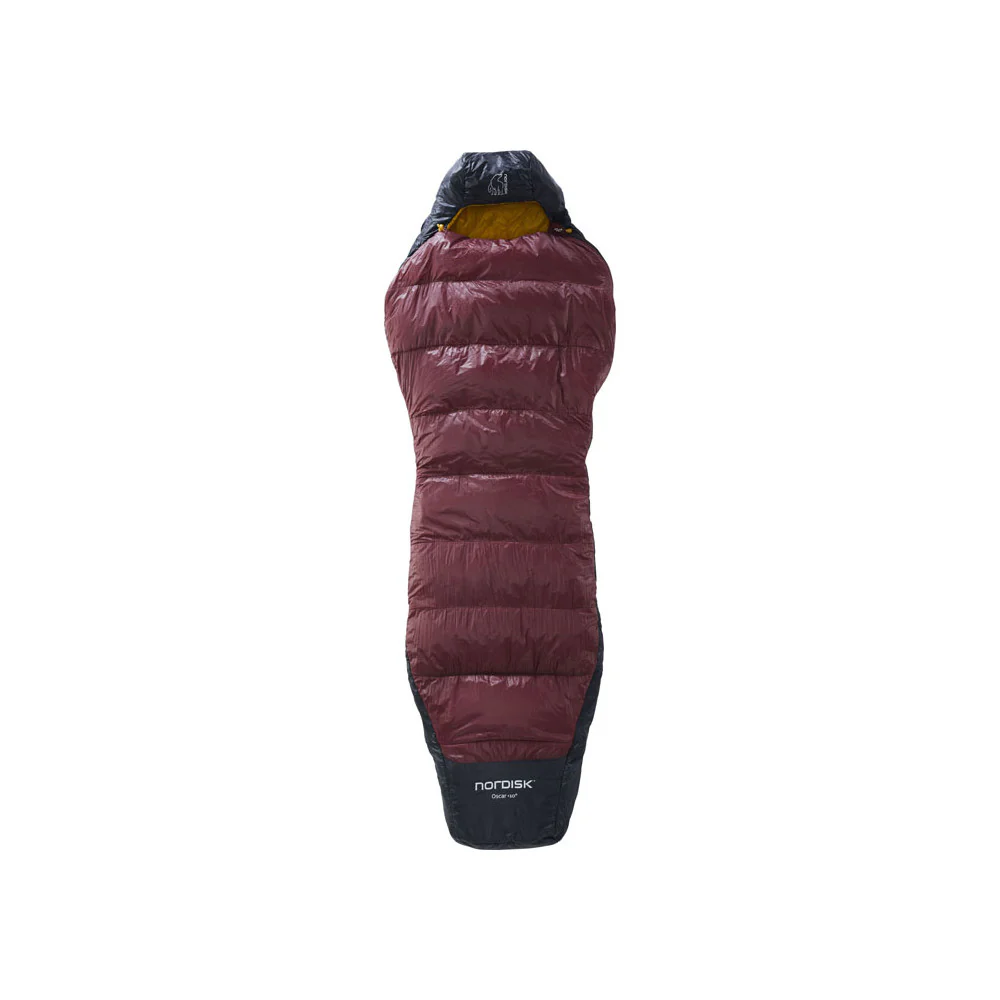 Nordisk Oscar +10º Curve M granate - Saco de dormir