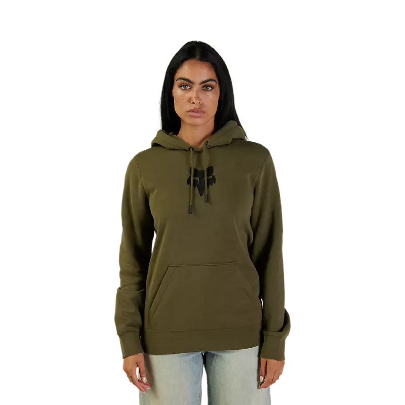 Womens Fox Head Pullover Hoodie