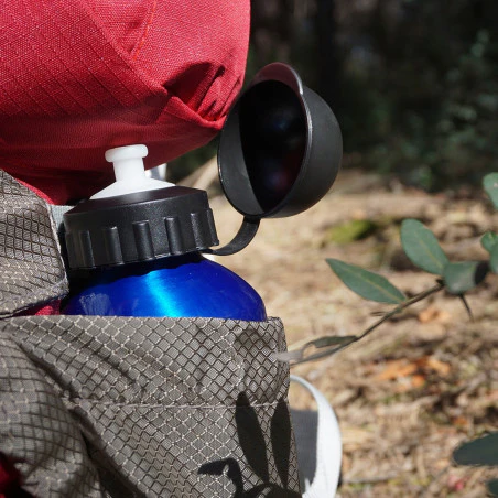 Hosa Aluminio Bike 500 ml azul - Botella cantimplora de ciclismo