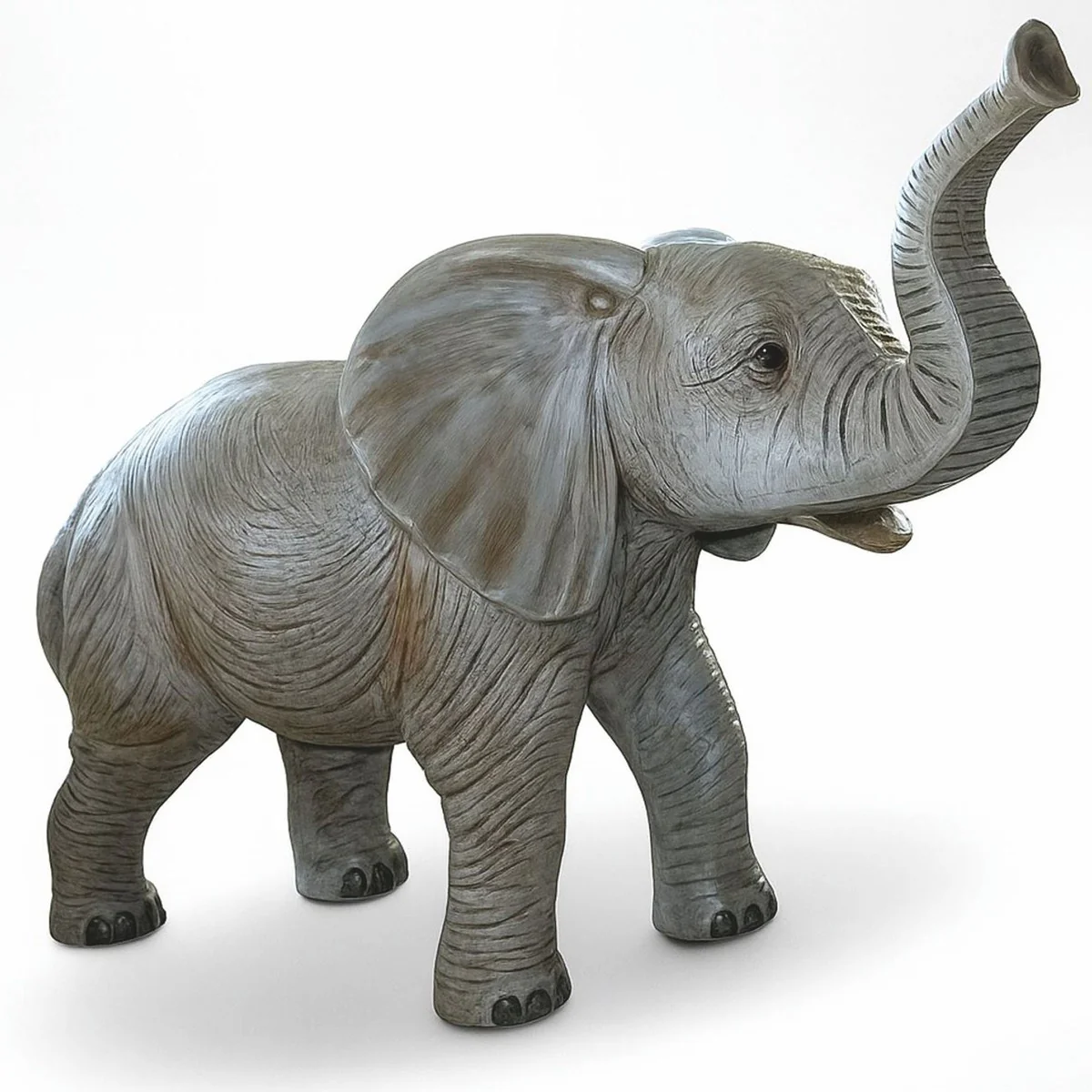 Casa Padrino escultura decorativa XXL de elefante gris 175 x Al. 123 cm - Figura de jard¨ªn
