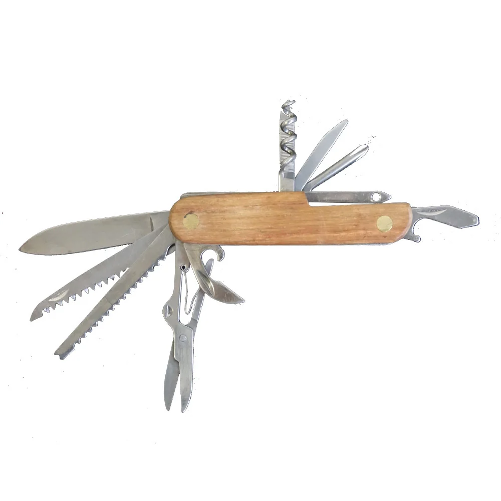 Navaja multiusos MADERA 11 FUNCIONES