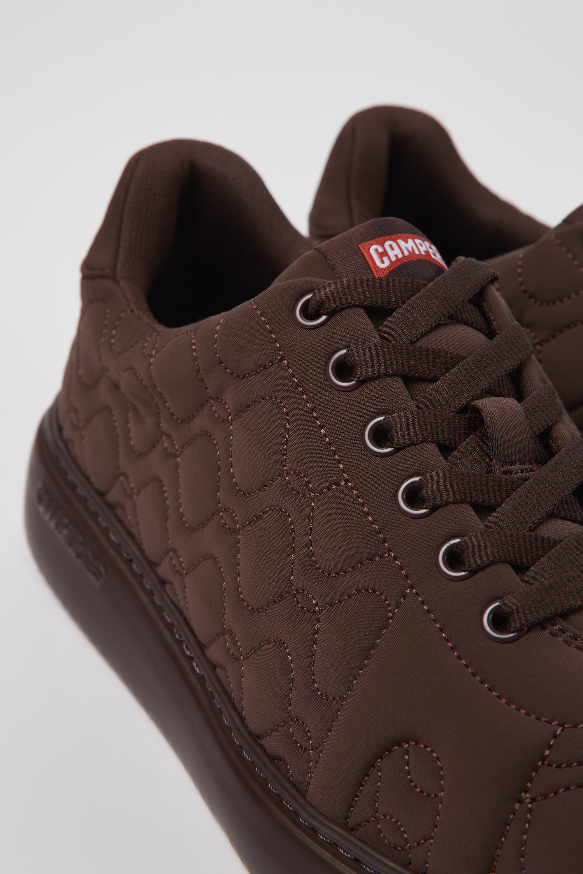 Runner K21 - Burgundy textile sneakers for men