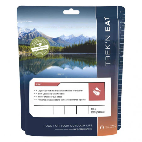 Comida liofilizada Trek'n Eat 160 g - Ragú de setas y fideos