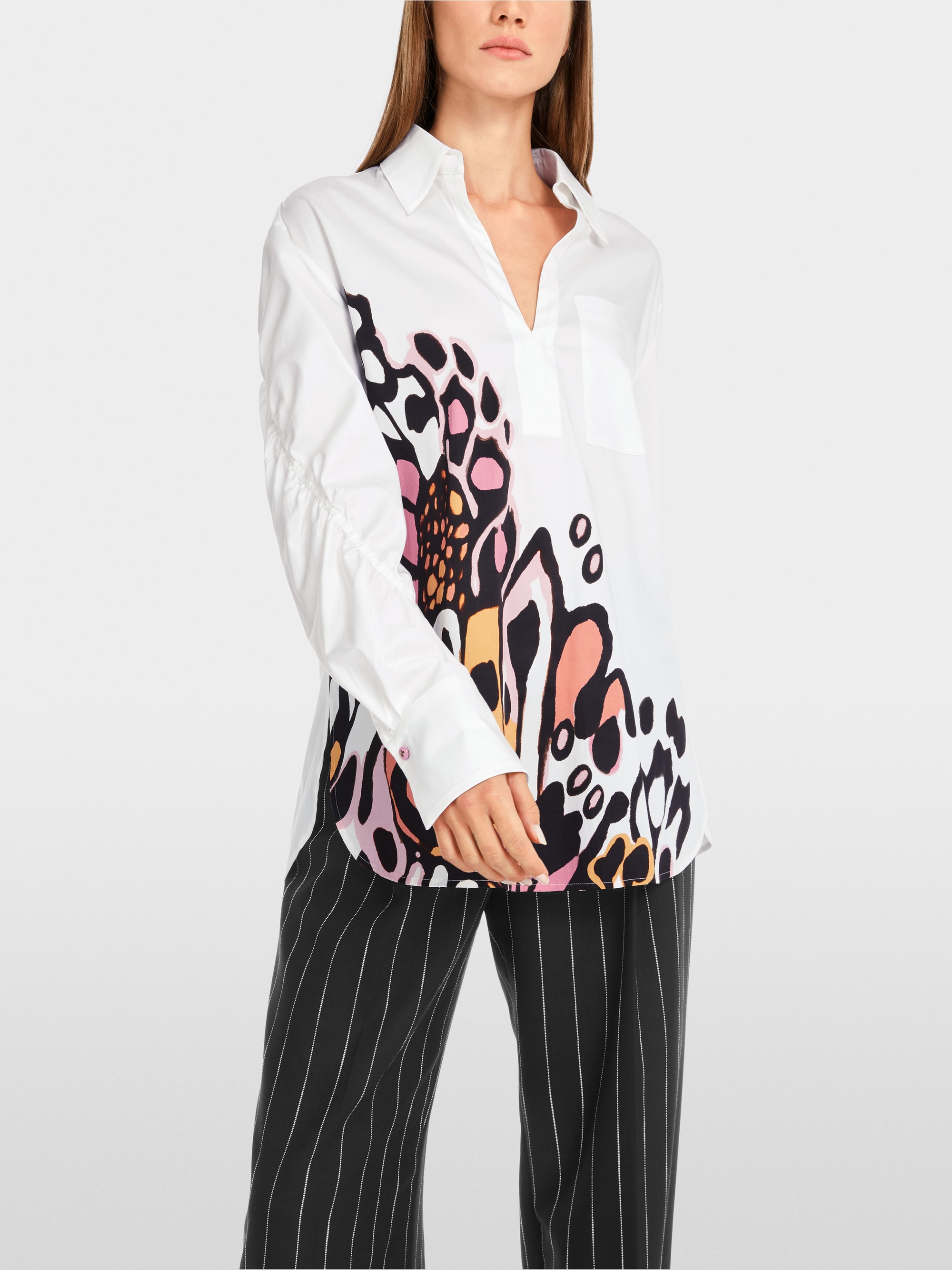 Marc-Cain Blouse with Placed Print