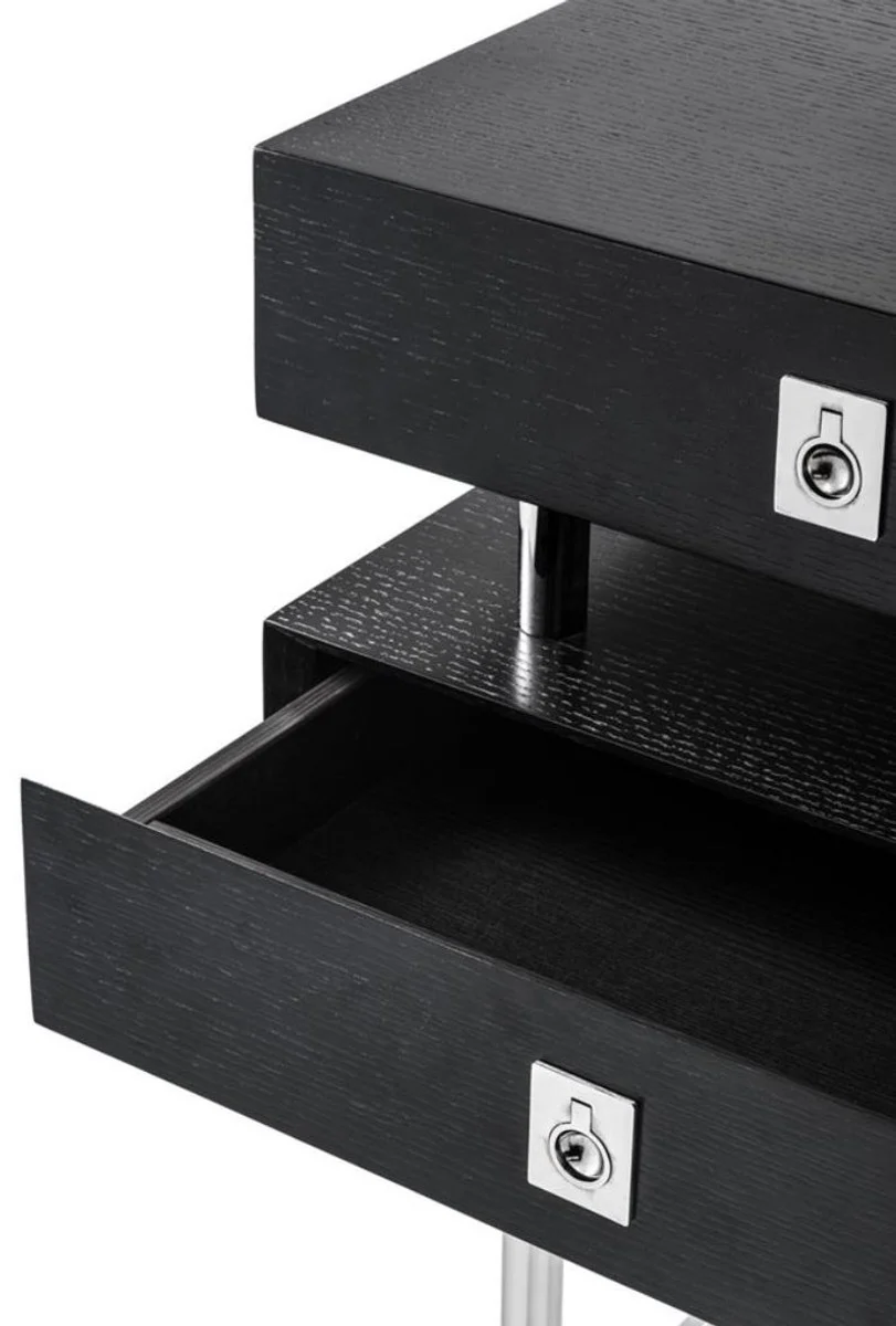 Casa Padrino mesa auxiliar de lujo con 2 cajones 50 x 44,5 x H. 79 cm - Edici¨®n Limitada