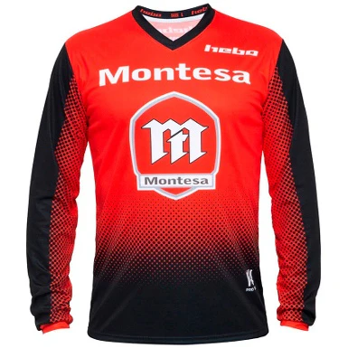 CAMISETA HEBO MONTESA PRO CLASSIC ROJO