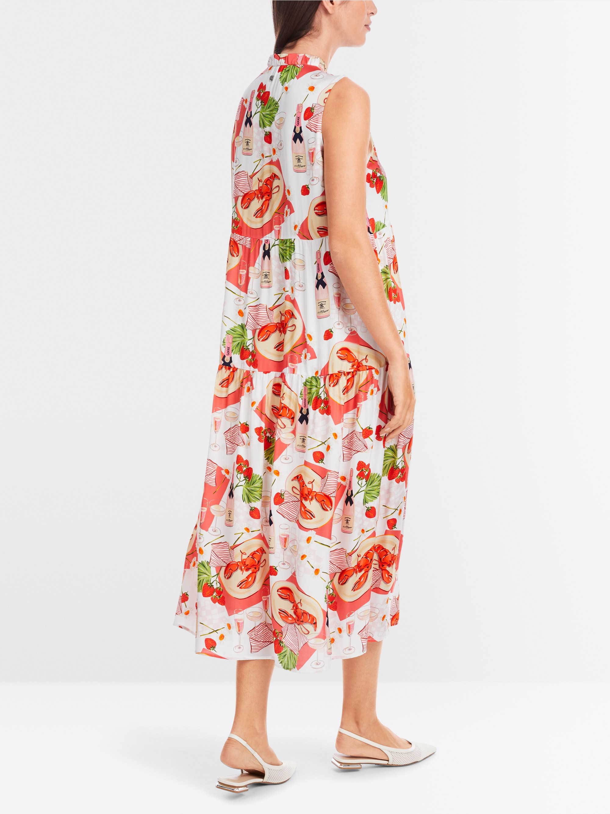 Marc-Cain Sleeveless mini dress with print