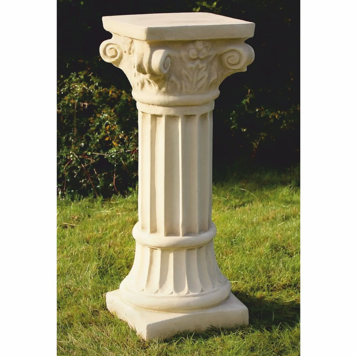 Casa Padrino Columna Barroco Beige Al. 76 cm - Decoraci¨®n de Jard¨ªn de Estilo Barroco
