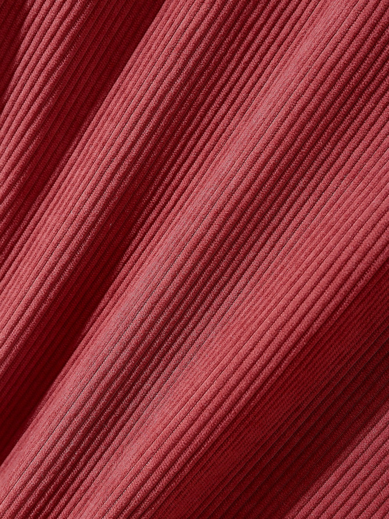 Long Sleeve Two Tone Corduroy Overshirt