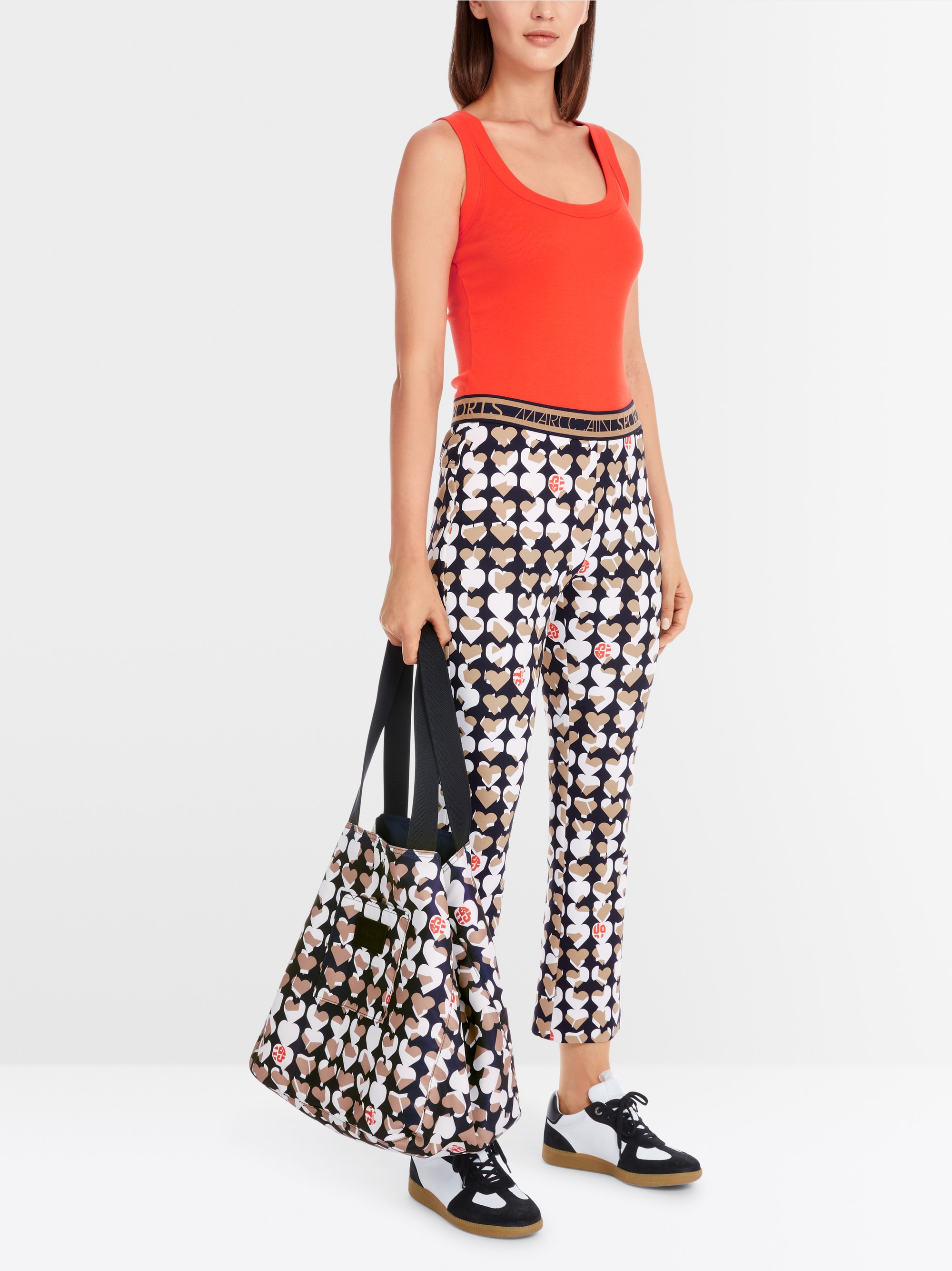 Marc-Cain Sleeveless top in cotton rib