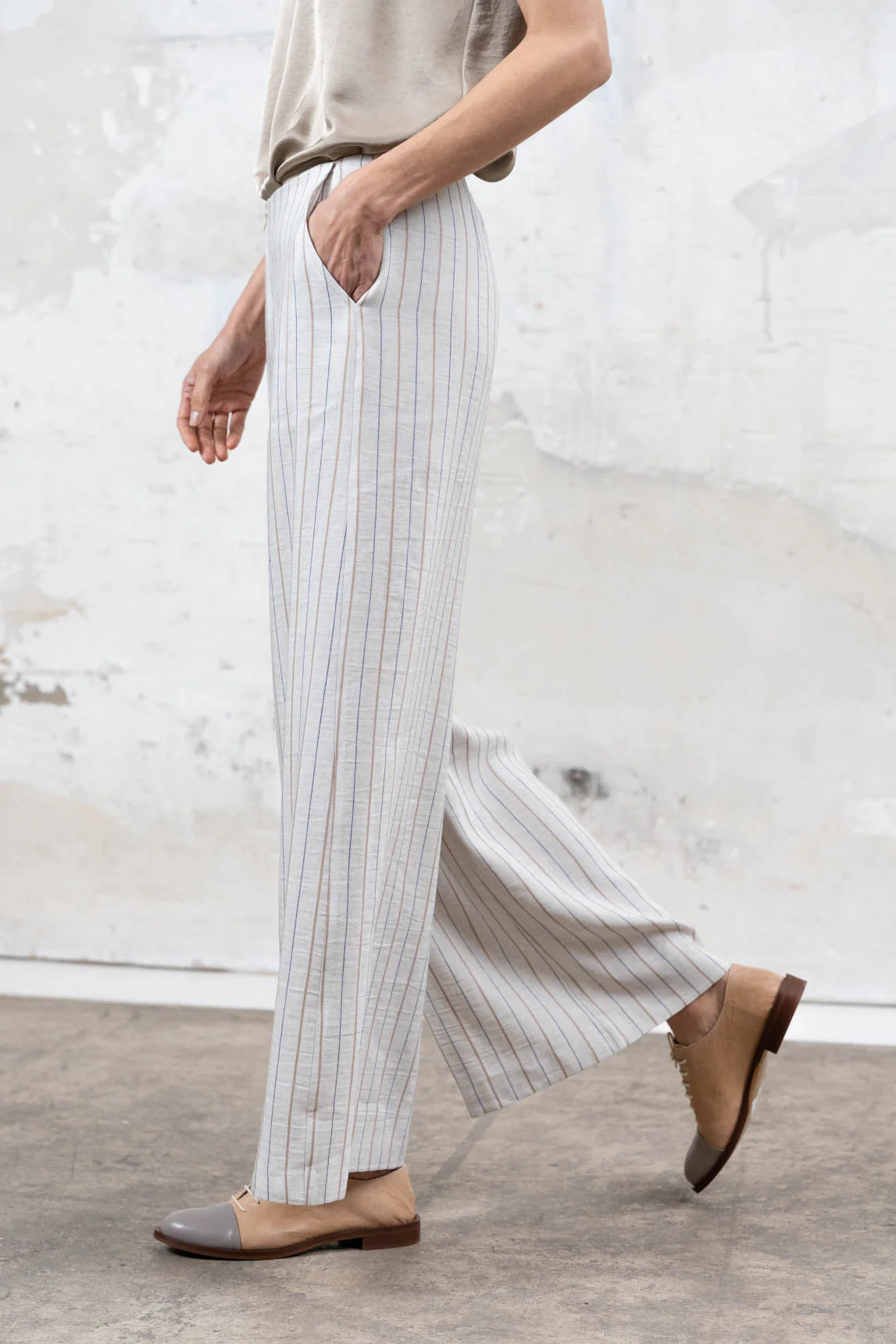 Rivera-spain Pantalón Biella rayas