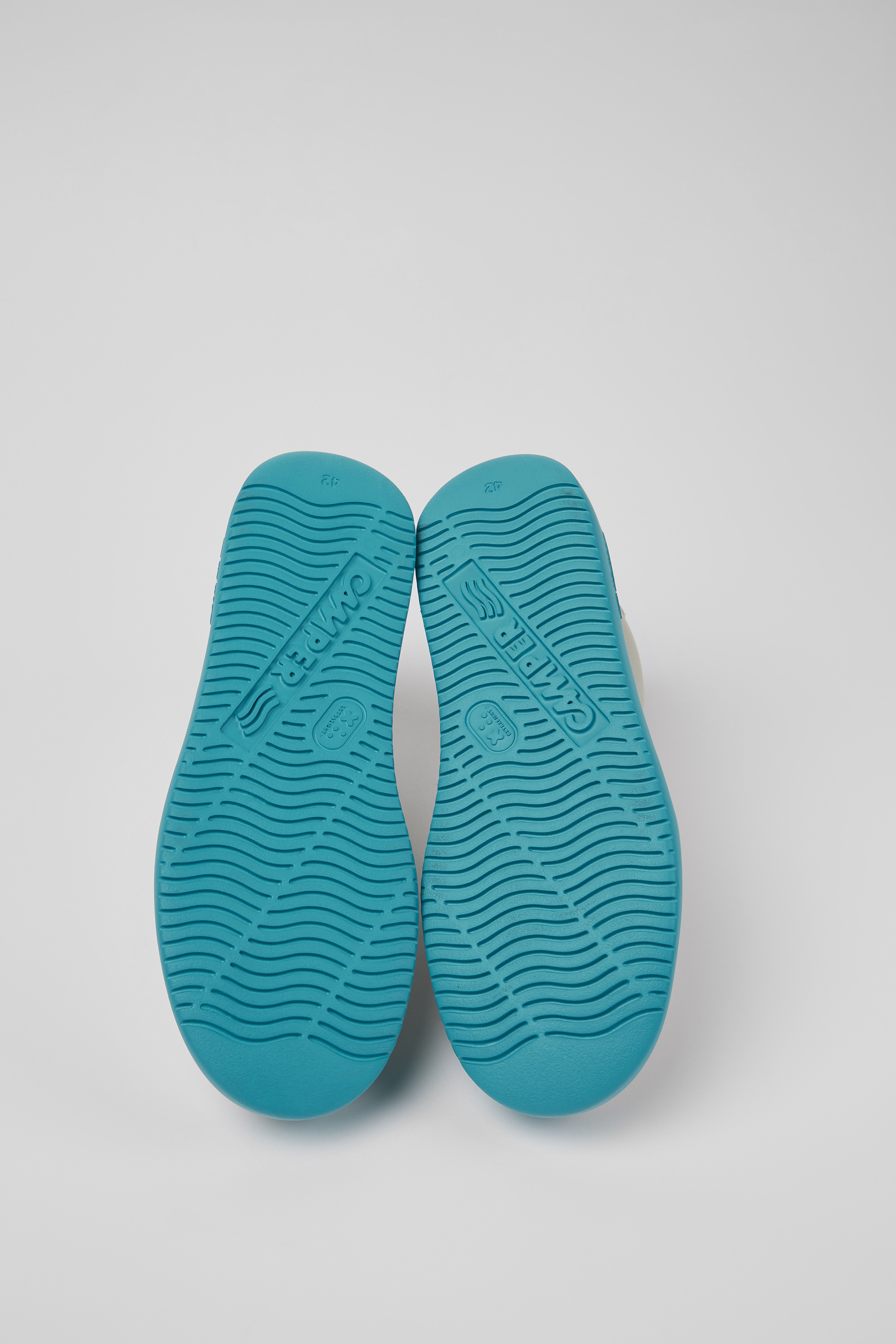 Runner K21 - White non-dyed leather sneakers for men