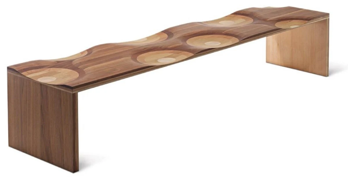 Casa Padrino Banco de Lujo Marr¨®n / Natural 200 cm - Hecho en Italia