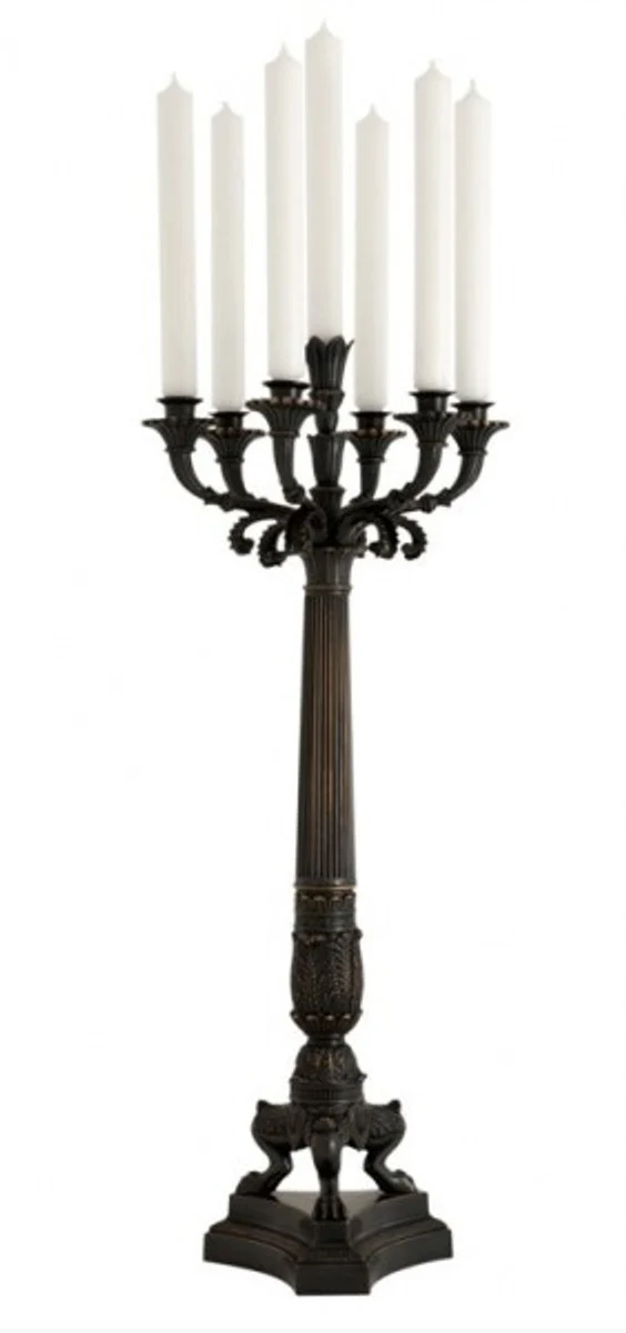 Casa Padrino Massive Luxury Candlesticks Antique style bronze 79 x 30 cm - Candlesticks