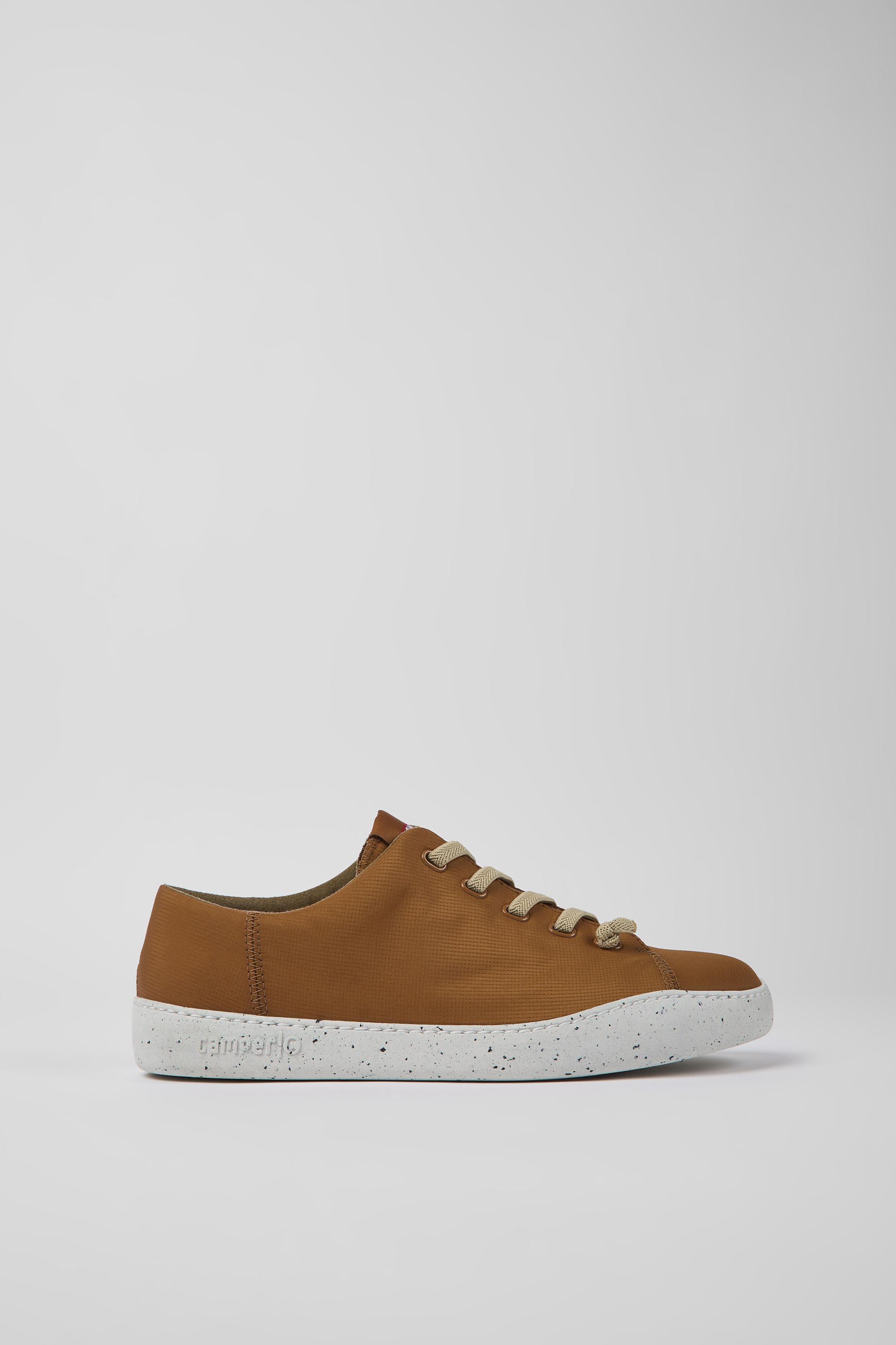 Peu Touring - Brown textile sneakers for men