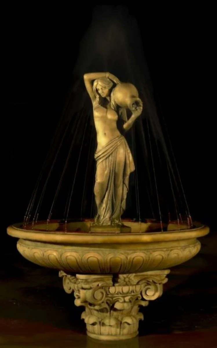 Casa Padrino Fuente Barroco Ø 150 x H. 193 cm - Castillo Hotel Restaurante Fuente de Decoración del Jardín