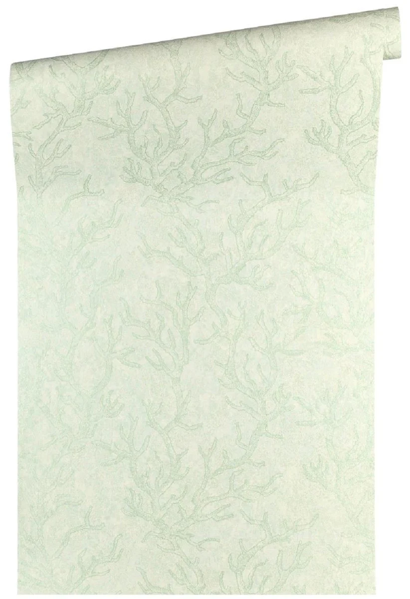 Papel pintado no tejido barroco diseñador Versace Les Etoiles de la Mer 344973 verde - Design Papel Pintado - Alta Calidad