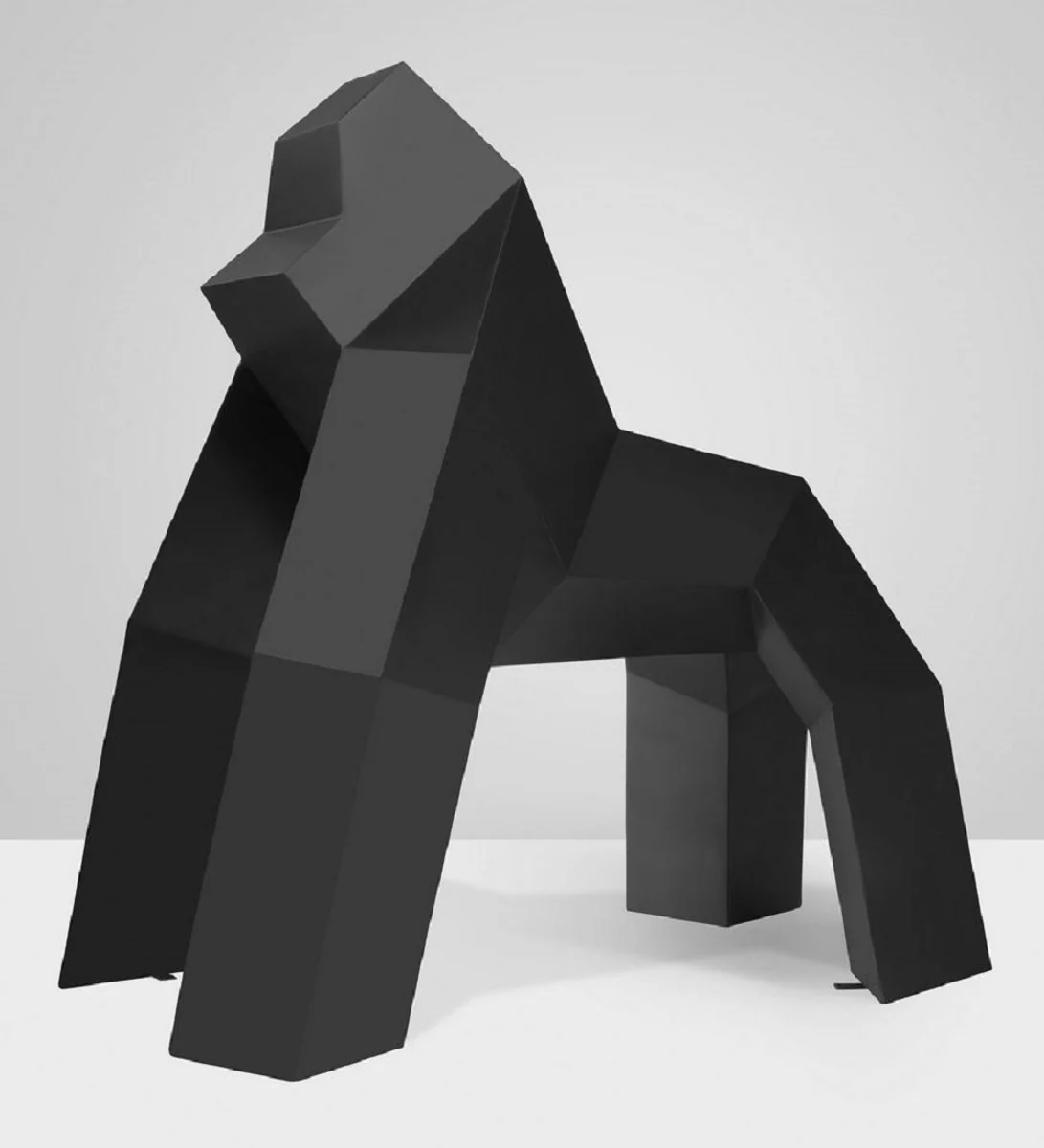 Casa Padrino escultura decorativa XXL gorila negro 175 x A. 170 cm