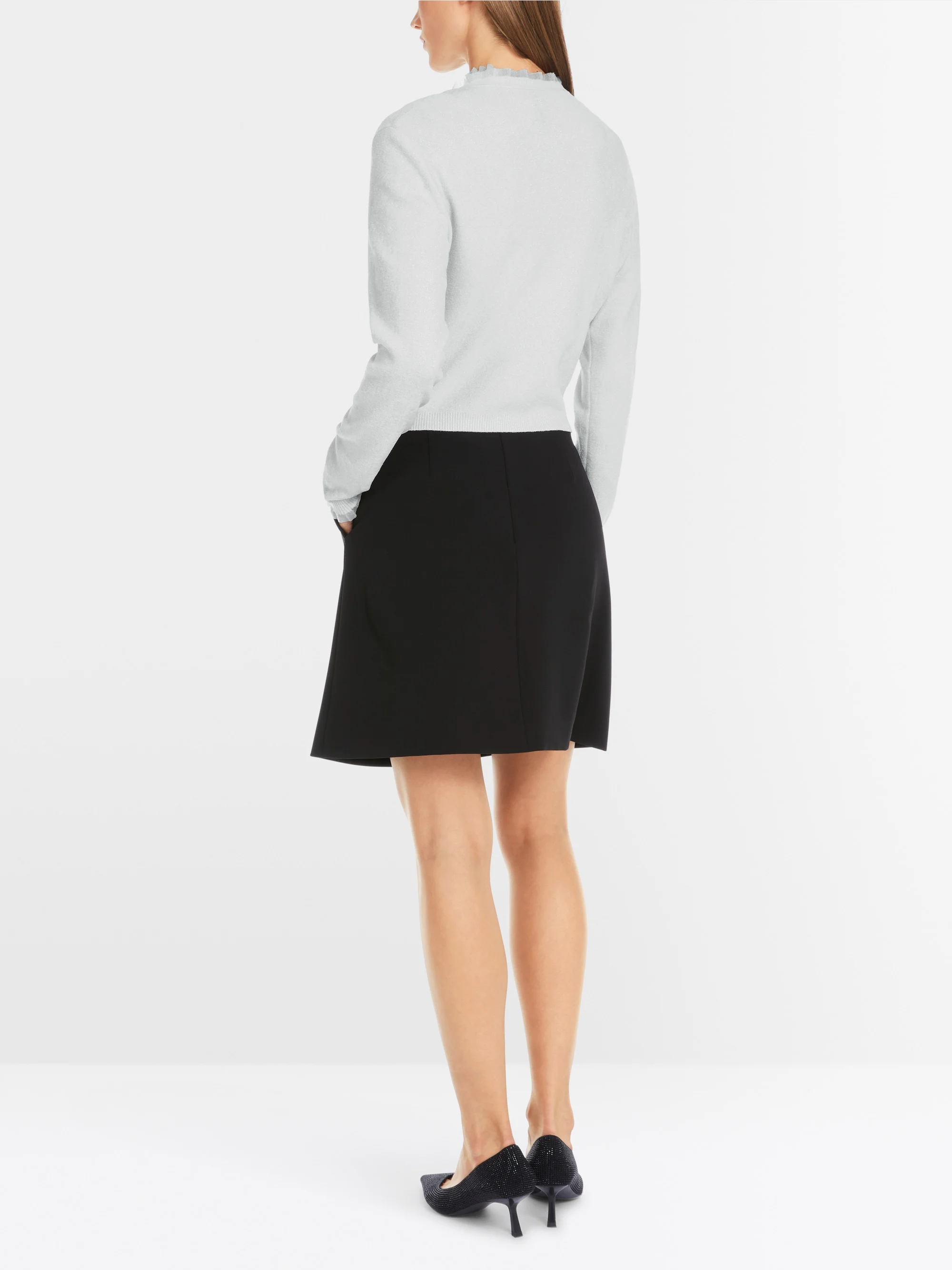 Marc-Cain Mini skirt with placed pearls