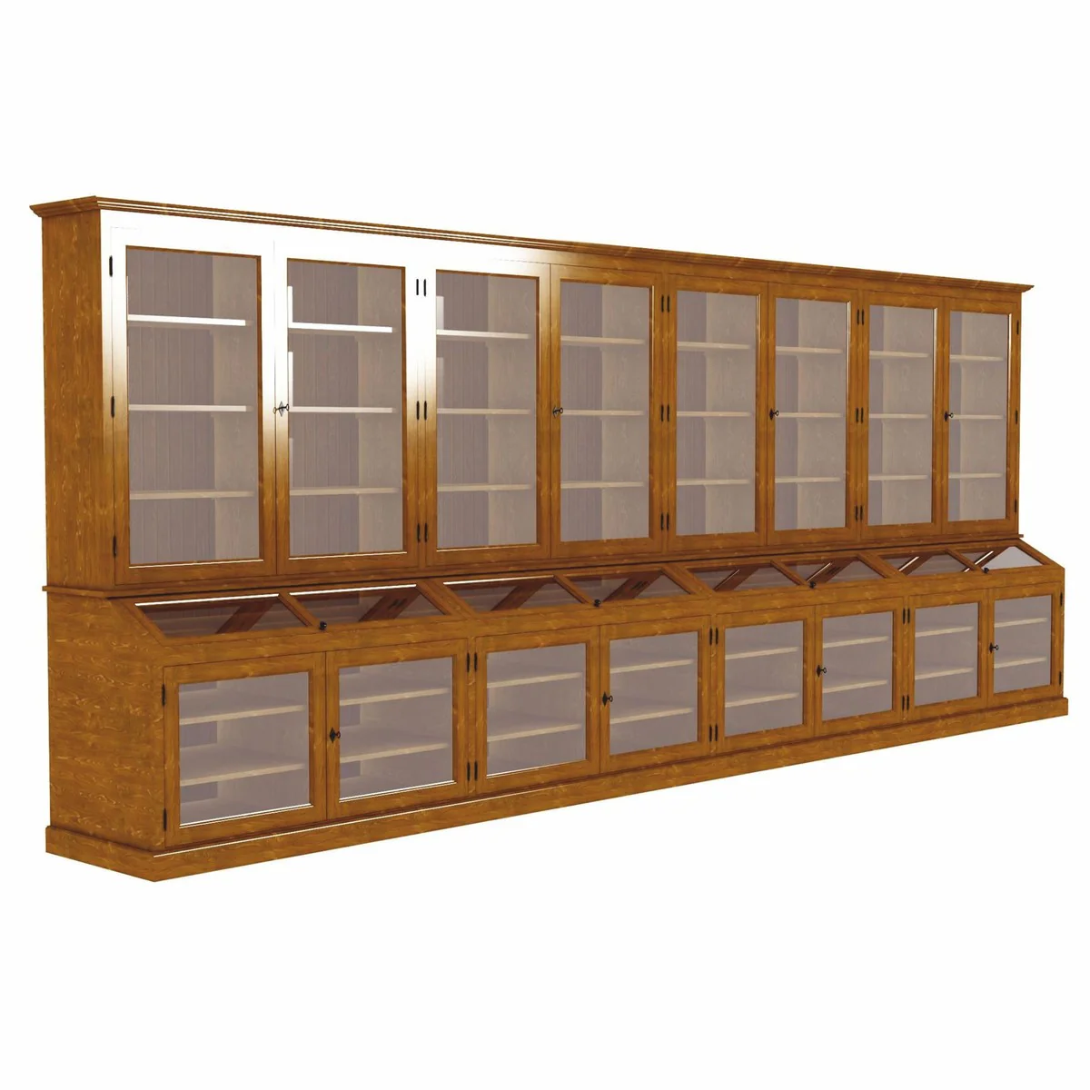 Casa Padrino gabinete de bar de estilo campestre de madera maciza marr¨®n 600 cm - Muebles de bar