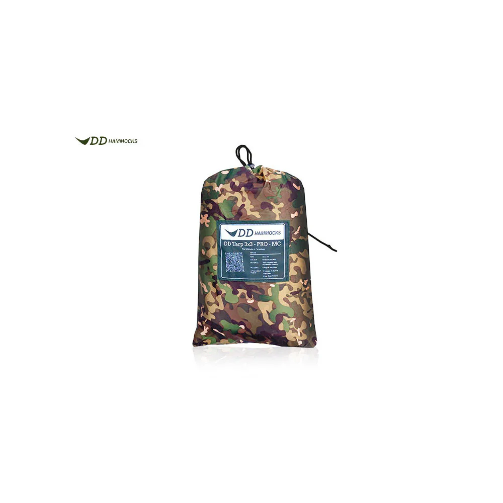 DD Hammocks Tarp 3x3 PRO CAMU - Toldo Bushcraft