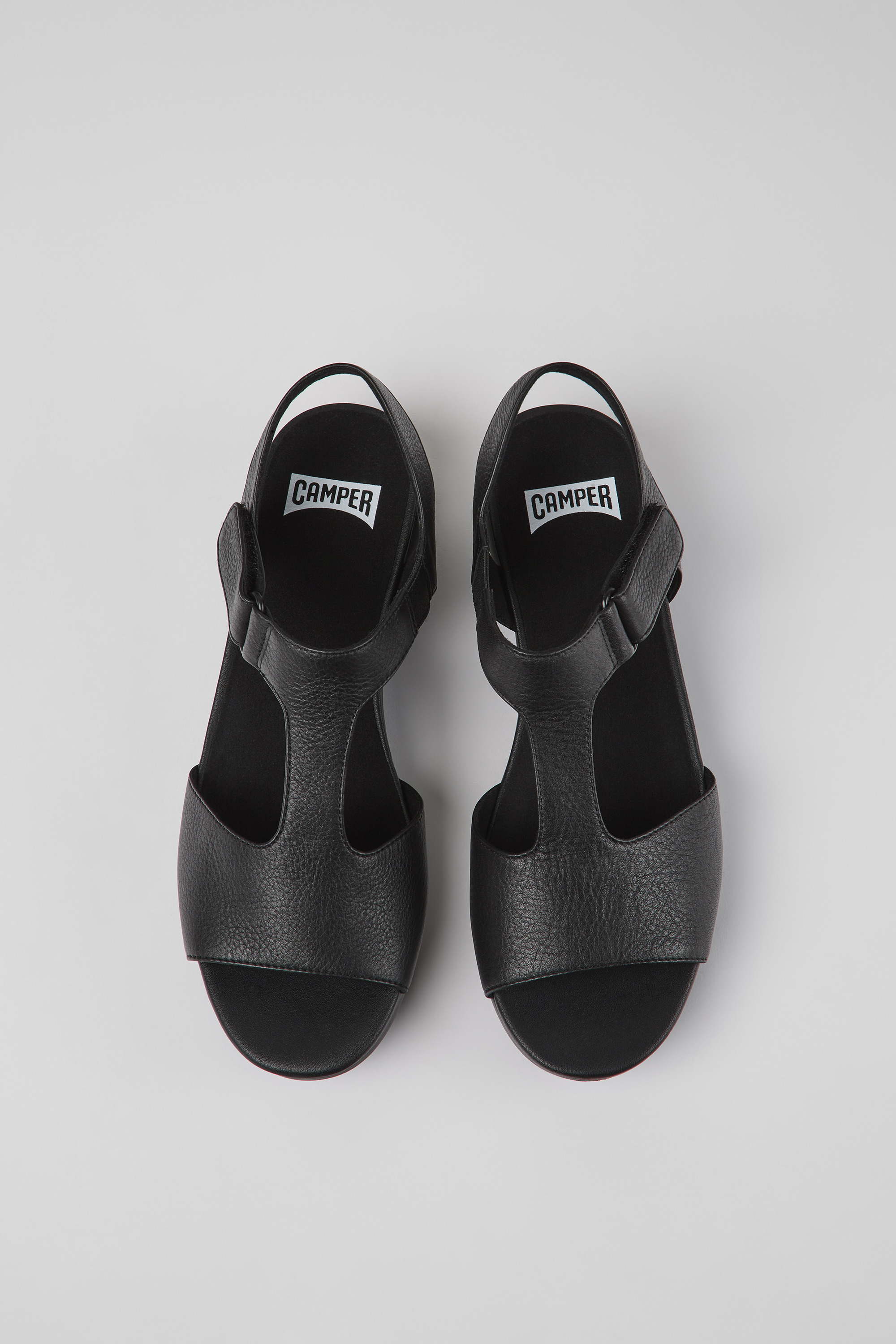 Balloon - Black women's T-strap sandal