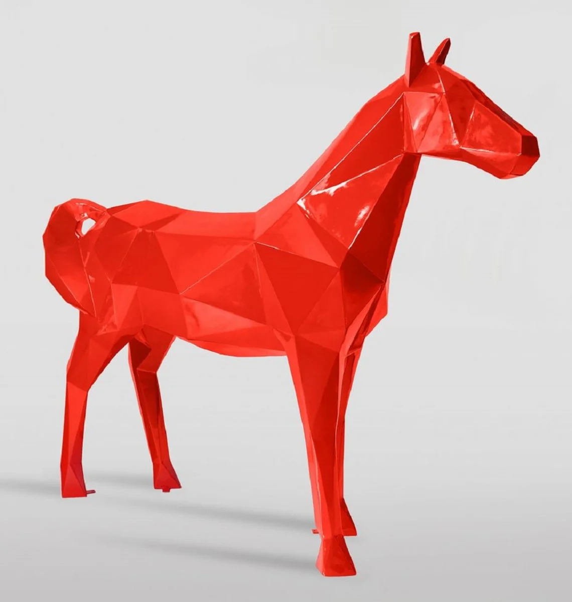 Casa Padrino escultura decorativa XXL caballo rojo 220 x A. 190 cm