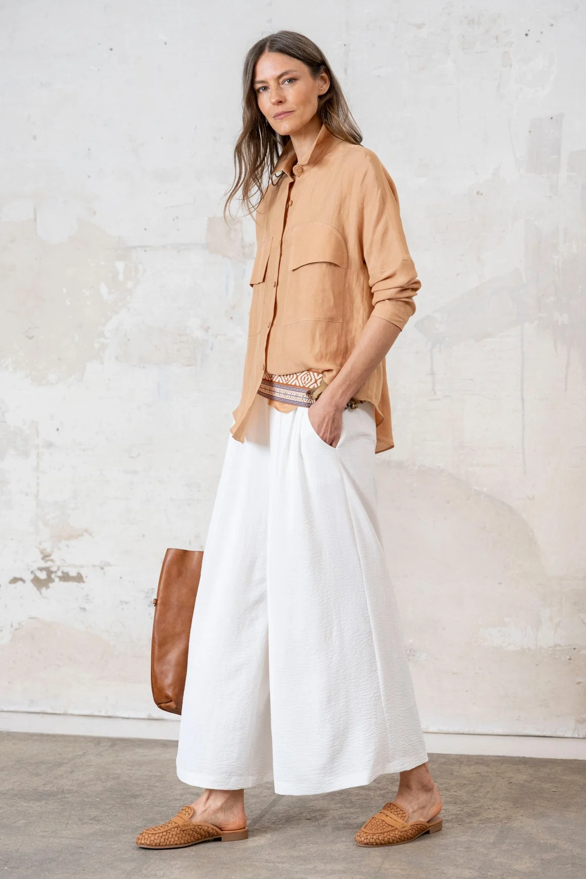 Rivera-spain Camisa Luserna camel