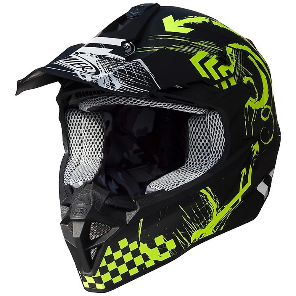 CASCO CROSS / ENDURO PREMIER EXIGE RXY BM NEGRO MATE / FLUOR