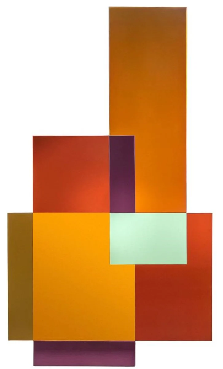 Casa Padrino espejo de dise?o multicolor 80 x A. 140 cm - Espejo de armario - Espejo de sal¨®n - Hecho a mano - Calidad de Lujo - Muebles de Dise?o