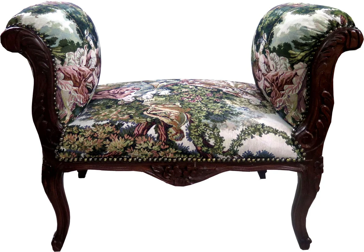 Taburete Barroco Casa Padrino Taburete Taburete / Marr¨®n - Banco