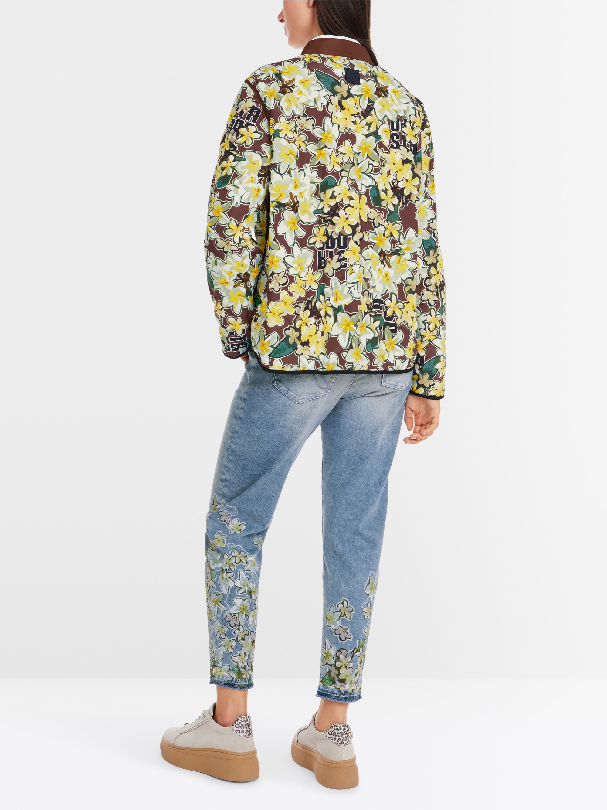 Marc-Cain Rethink Together print reversible jacket