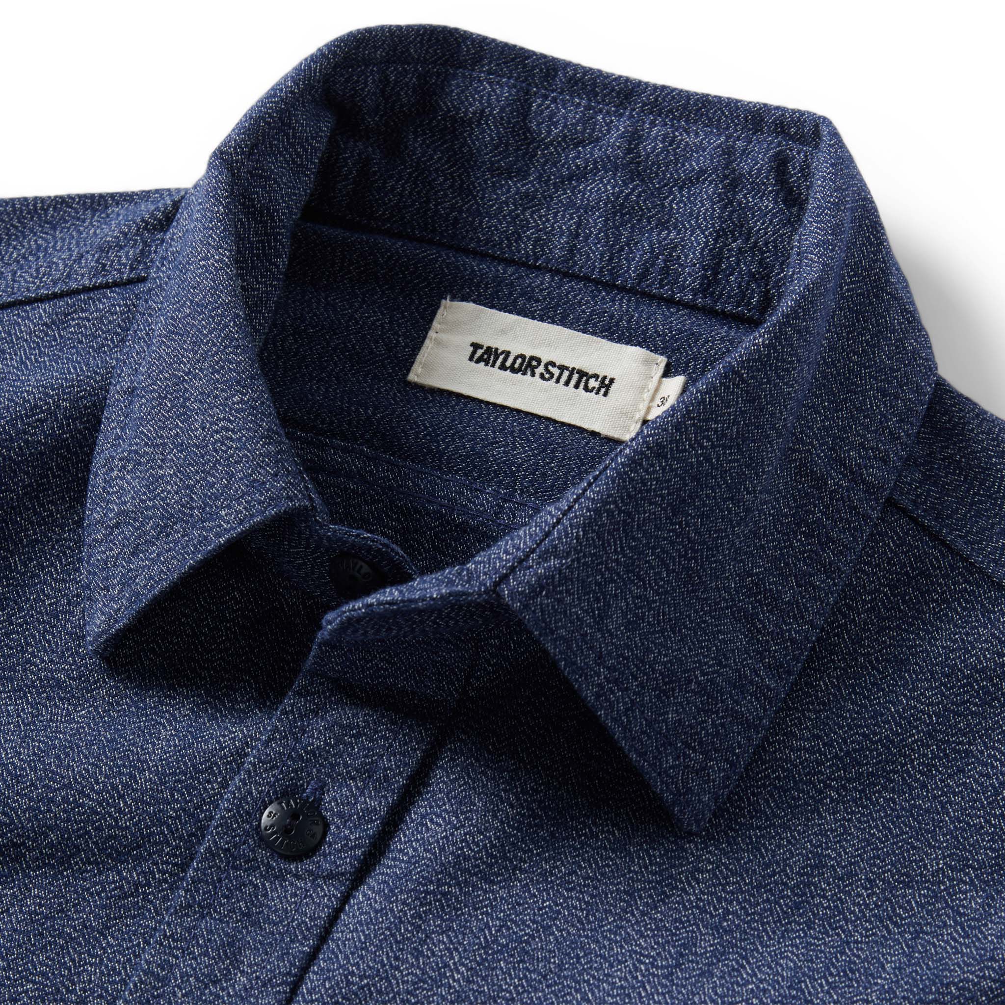 The Utility Shirt in Navy Jaspe