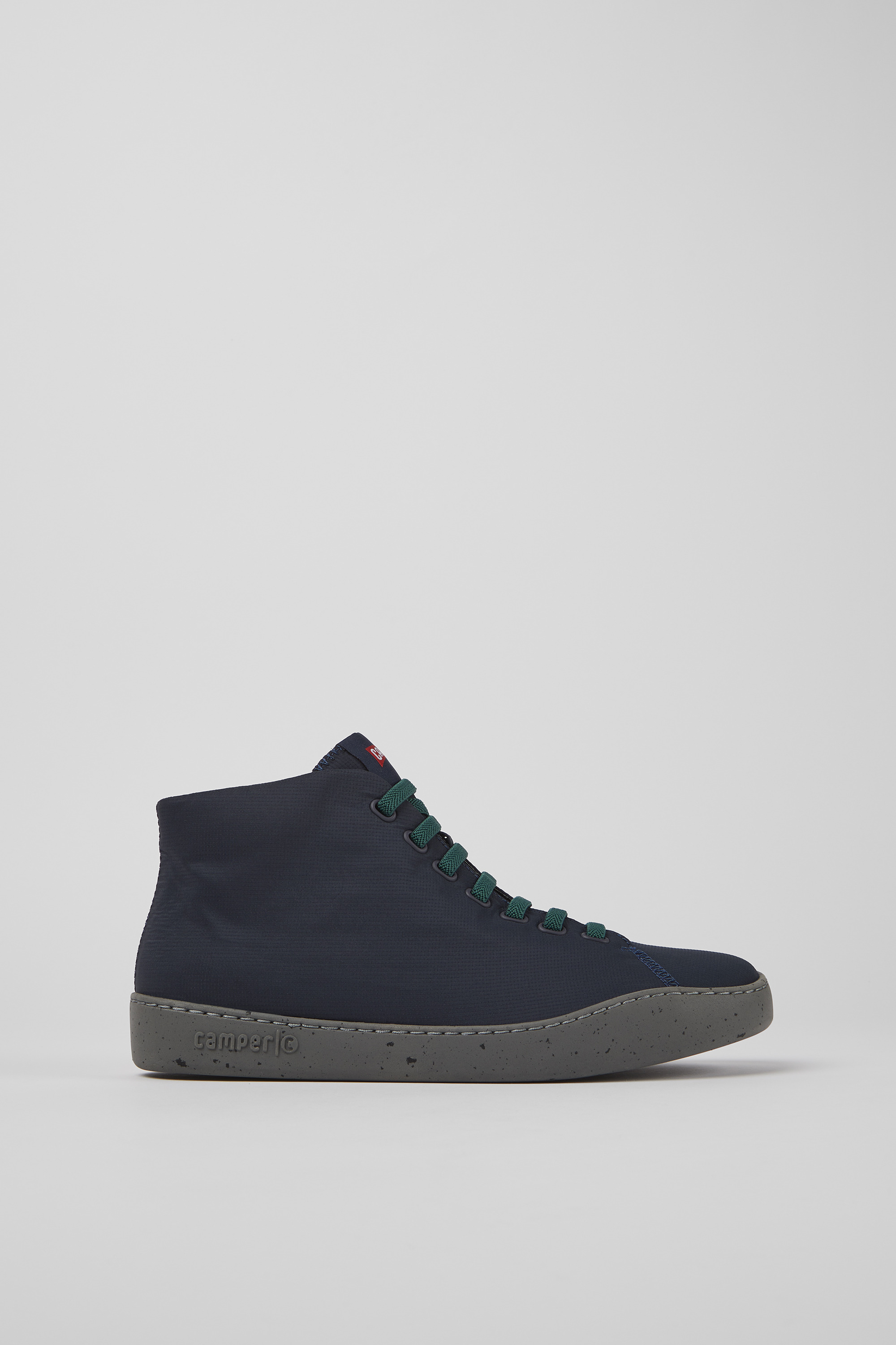 Peu Touring - Blue textile ankle boots for men