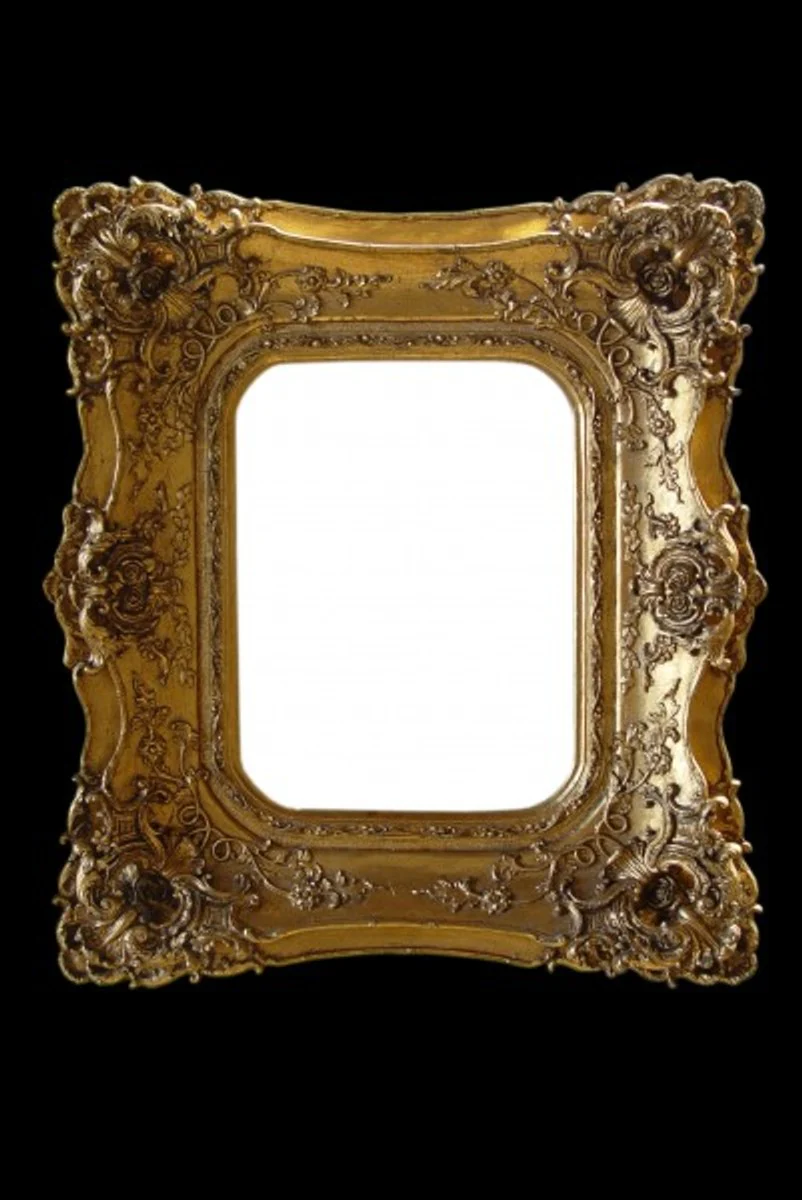 Casa Padrino Baroque wall mirrors with gold double frame - 71 x 63 cm - Edel & Sumptuously