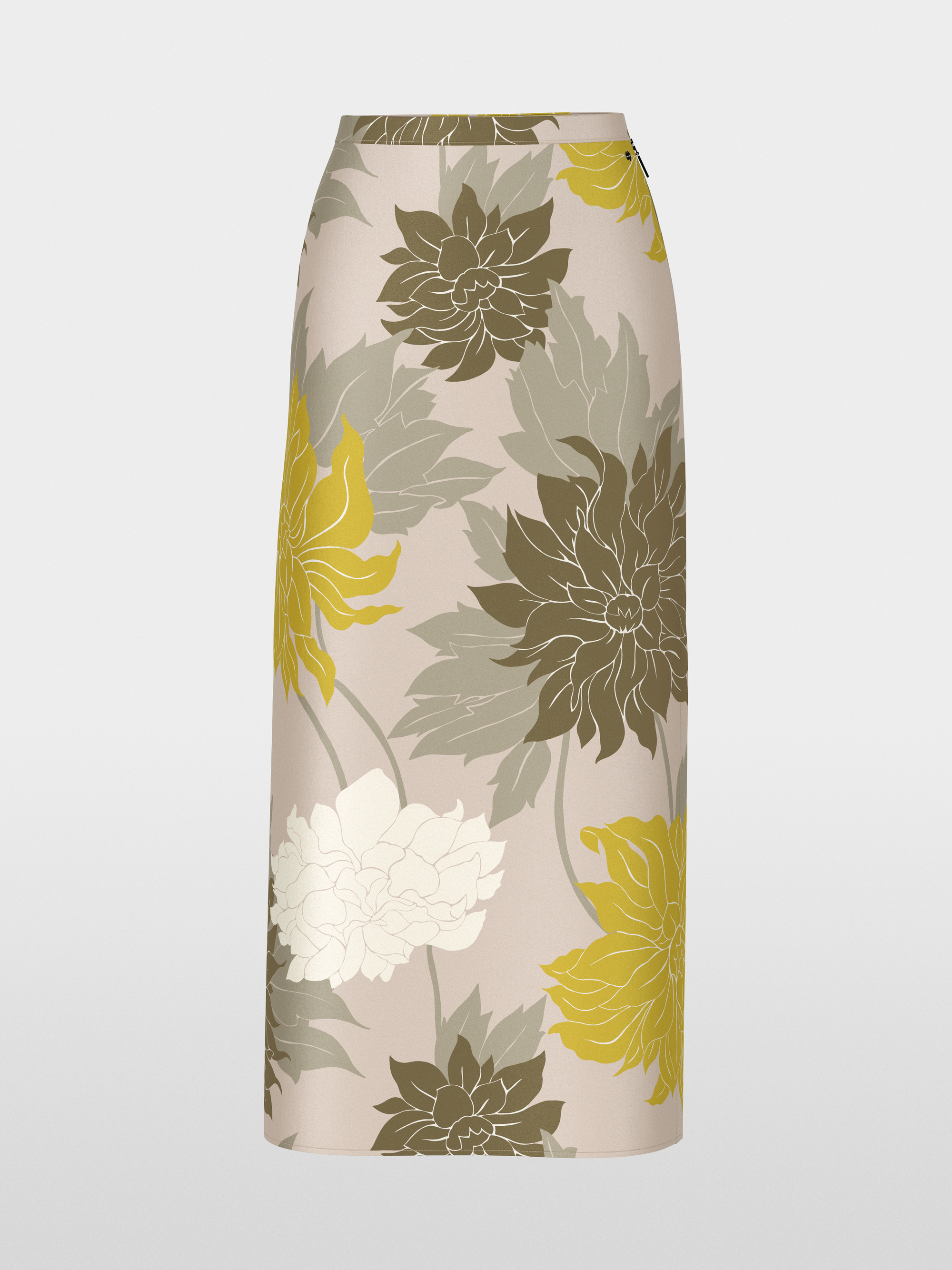 Marc-Cain Elegantly shiny silk skirt