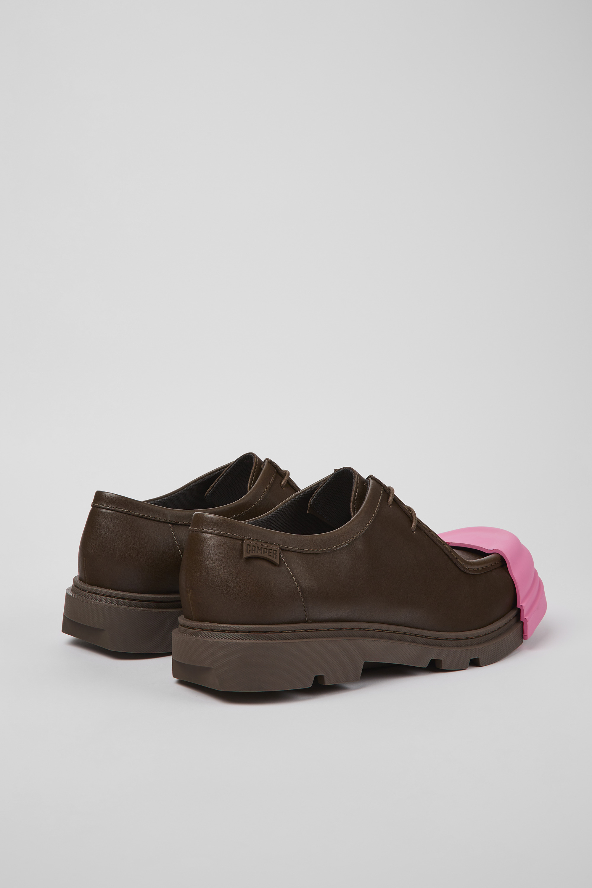 Junction - Brown leather shoes for women