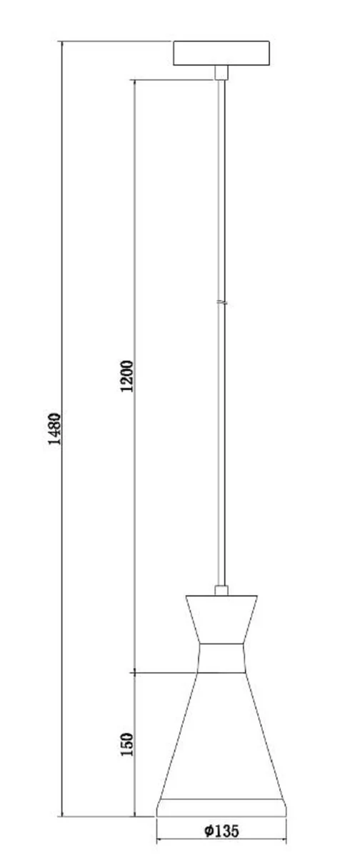 Casa Padrino Lámpara Colgante Champagne / Plata Ø 13,5 cm - Lámpara de Altura Regulable
