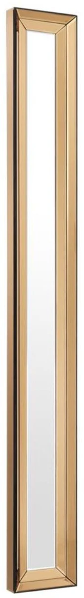 Casa Padrino espejo / espejo de pared de lujo ¨¢mbar 24,5 x 6,5 x H. 200,5 cm - Muebles de Hotel