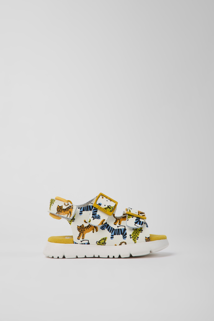 Caterpillar Multicolored leather sandals for boys