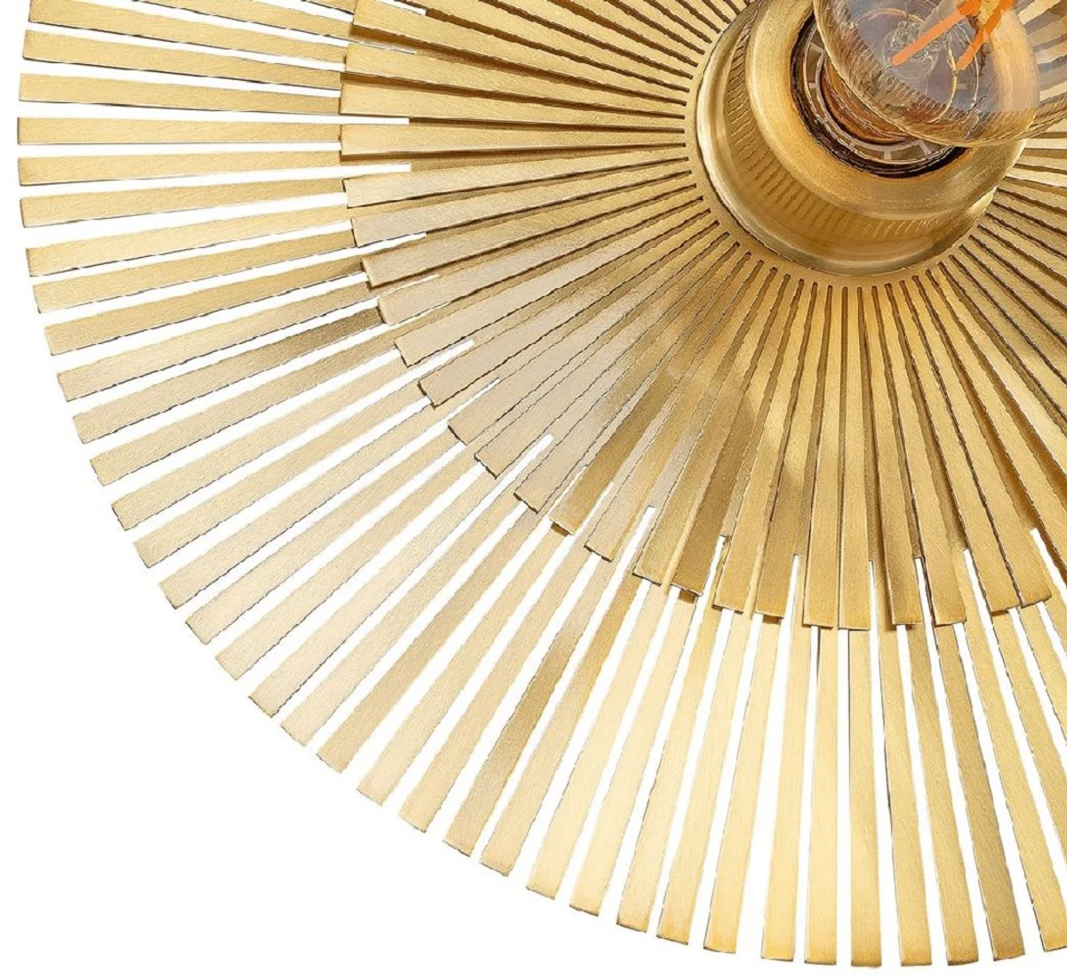 Casa Padrino lámpara de pared de lujo Ø 36 cm - Lámpara de pared redonda de latón - Lámpara de Pared para Hotel y Restaurante - Colección de Lujo