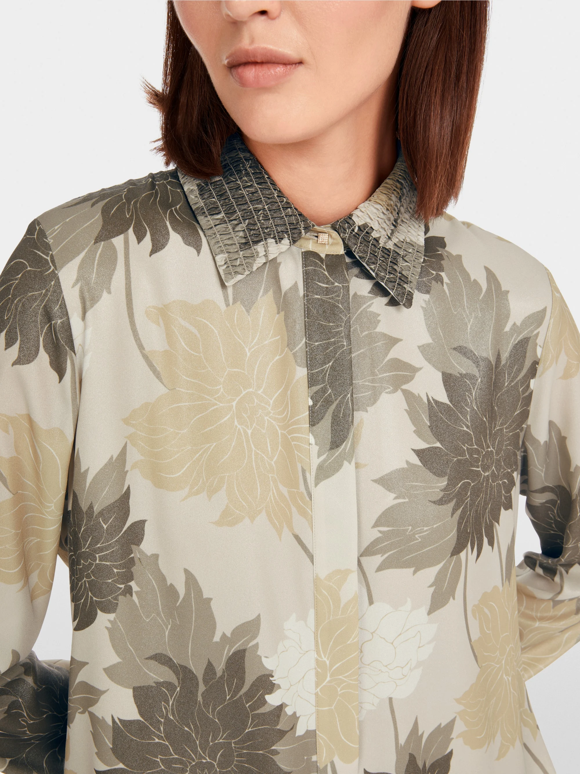 Marc-Cain Rethink Together dress with smocking details