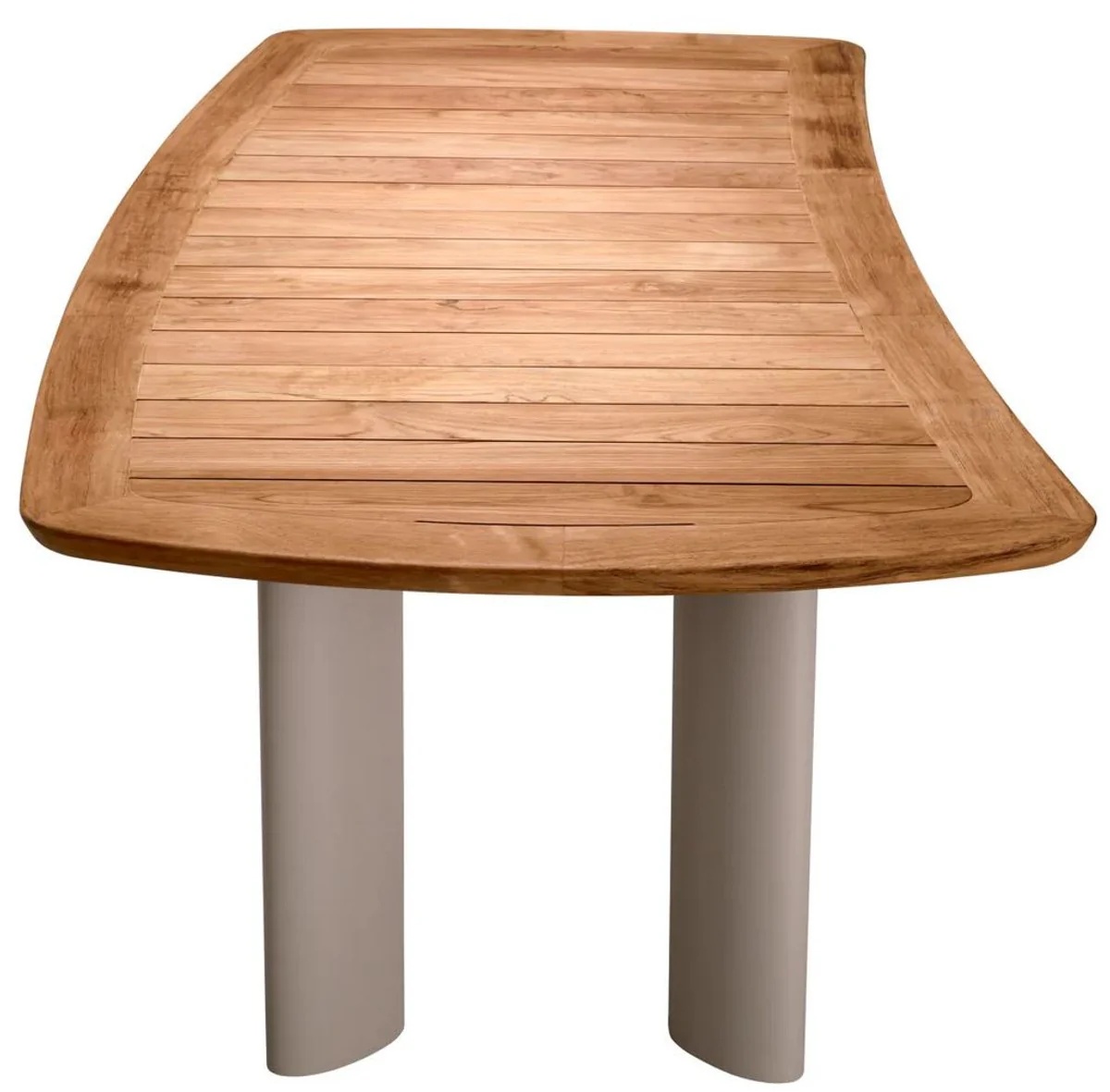 Casa Padrino mesa de comedor de jard¨ªn de lujo natural / arena 230 cm