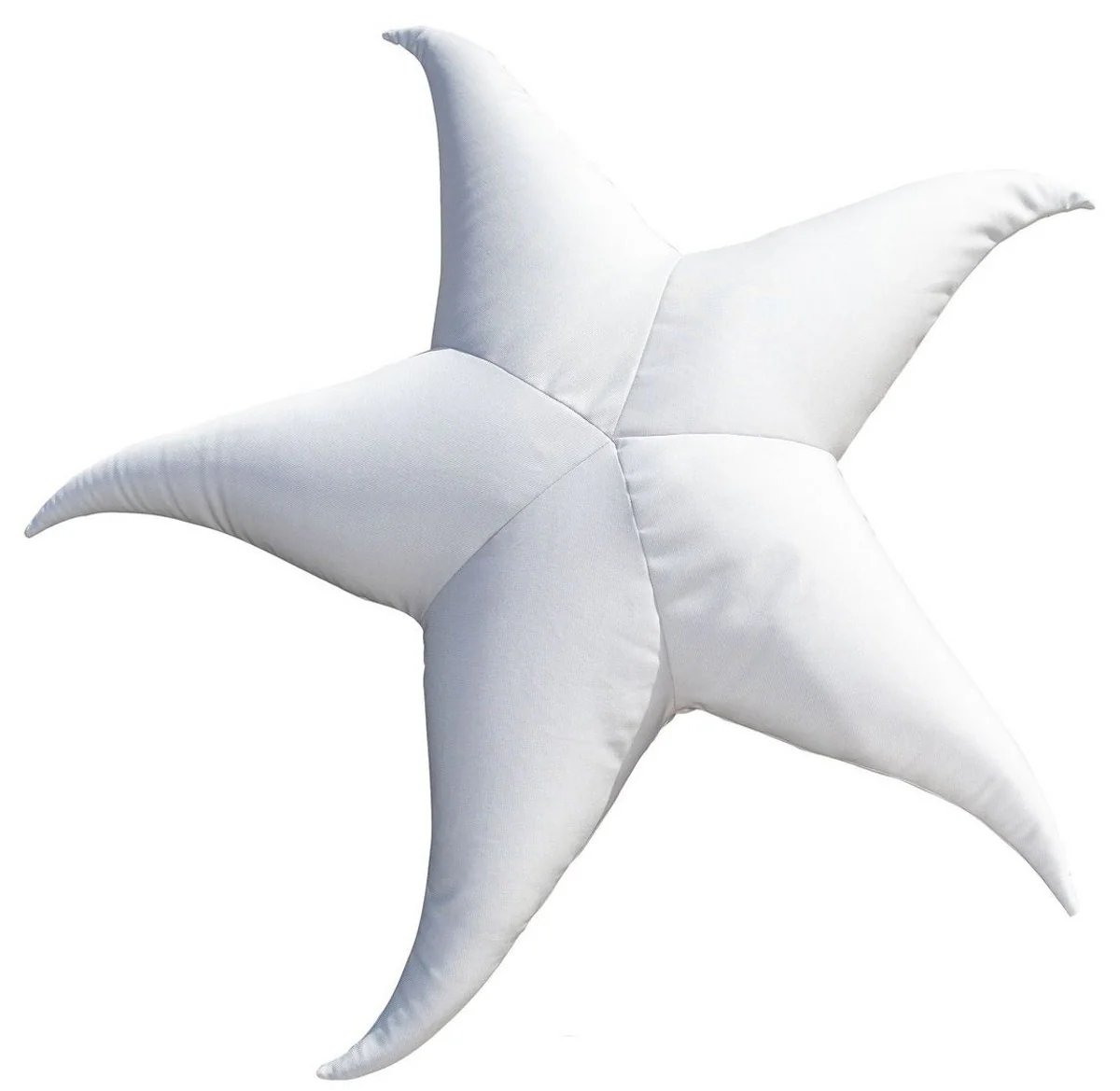 Casa Padrino puf de lujo estrella de mar crema blanco ? 180 x A. 35 cm - Puf flotante - Coj¨ªn de asiento hecho a mano - Decoraci¨®n de jard¨ªn - Decoraci¨®n de terraza - Decoraci¨®n de piscina