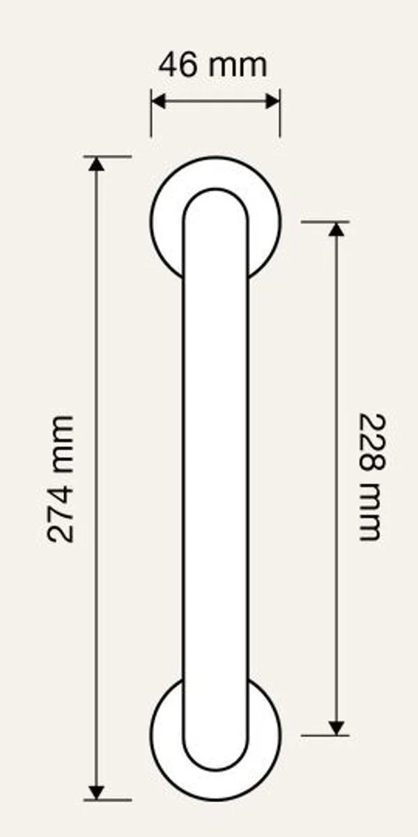 Casa Padrino conjunto de manija de puerta barroco oro franc¨¦s 4,6 x H 27,4 cm - Accesorios de Hotel y Restaurante